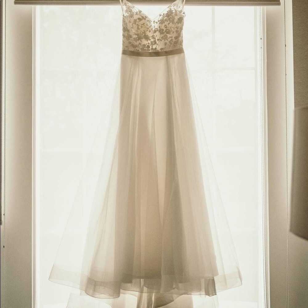 Beloved by Casablanca size 10 custom wedding dress